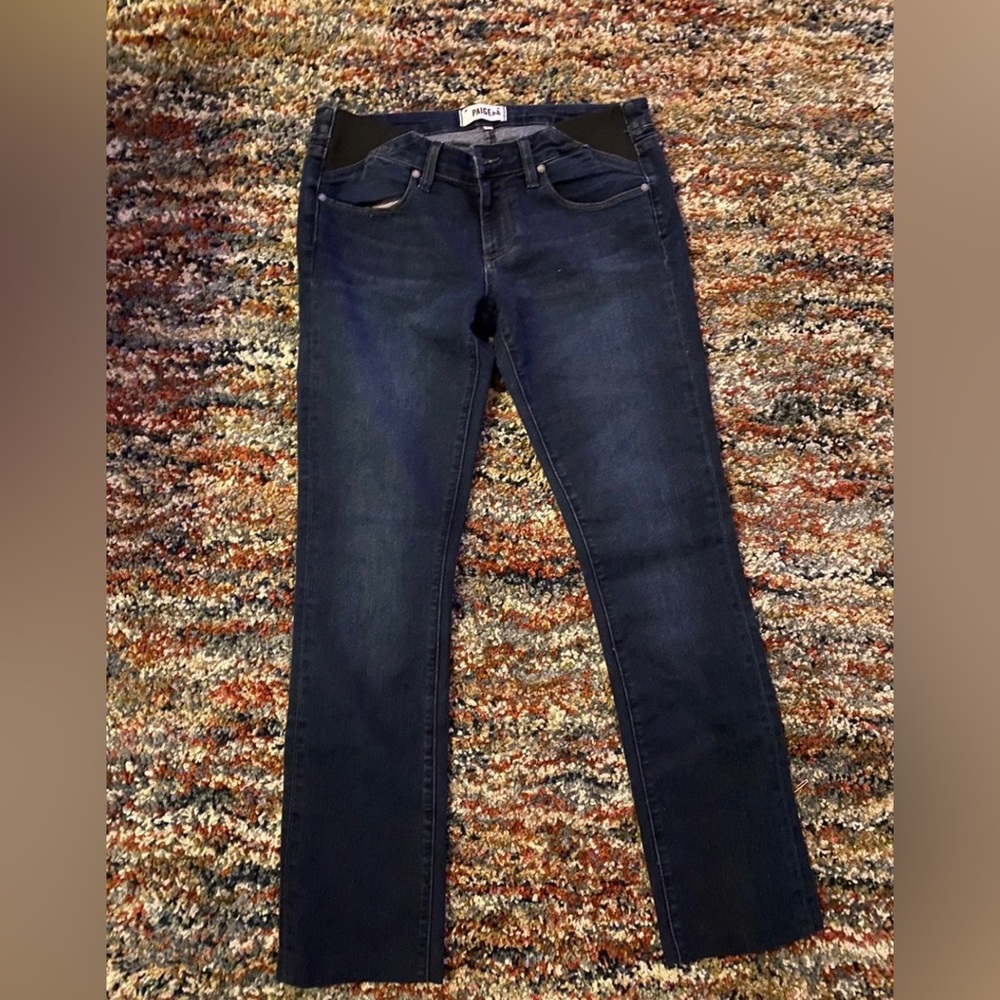 Paige Denim Skyline Skinny Maternity Jeans Size 28